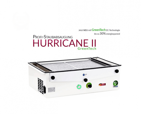 Profi-Staubabsaugung HURRICANE II GreenTech