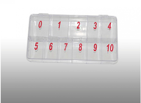 Tipbox Nummerierung 0-10 transparent